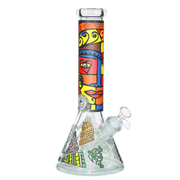 Arsenal Glass - 12” 7mm Fusion Art Glass Bong - Design B - Bongs Canada