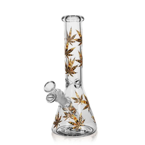 Arsenal Glass - Leafy Lush Glass Bong - Design B - Bongs Canada