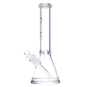 Legendary brand 14 Inch tall 7mm thick glass Marbled Lip Beaker Bong Design B