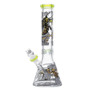 Legendary brand 14 Inch 7mm thick glass Multi-Character Beaker Bong Design B