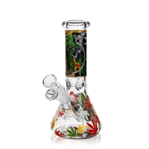Arsenal Glass - 8" Arsenal Stoner Alien Bong - Design C - Bongs Canada