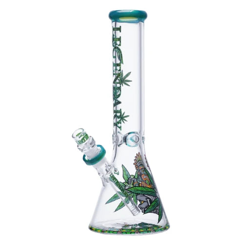 Legendary brand 14 Inch 7mm thick glass Multi-Character Beaker Bong Design C