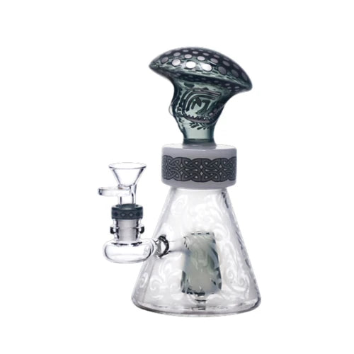 Legendary - 7.4 Inch Mystic Shroom Helm Bong - Design C - Bongs Canada
