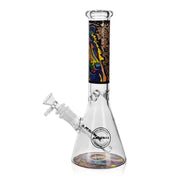 Arsenal Glass - 10" 5mm Picasso's Spirit Glass Bong - Design D - Bongs Canada