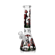 Arsenal Glass - 10" 5mm Stoner Mushroom Glass Bong - Design D - Bongs Canada