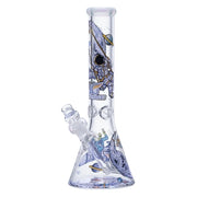 Legendary brand 14 Inch 7mm thick glass Multi-Character Beaker Bong Design D