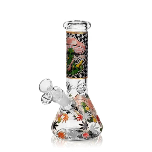 Arsenal Glass - 8" Arsenal Stoner Alien Bong - Design E - Bongs Canada