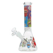 Arsenal - 10" Arsenal Cute Monster Beaker Bong - Design F - Bongs Canada