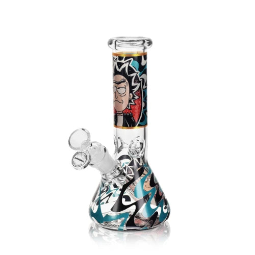 Arsenal Glass - 8" Cosmic Chaos Glass Bong - Design F - Bongs Canada