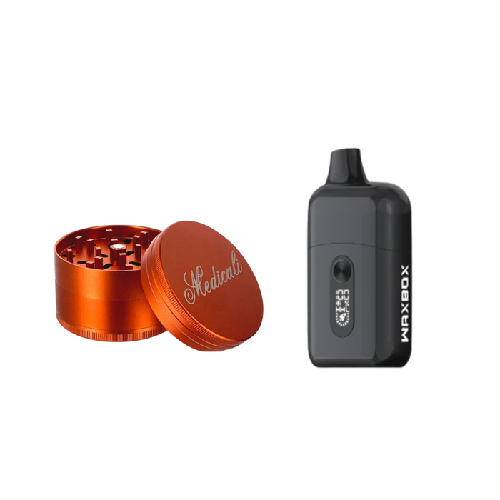 Medicali Grinder + Nova Waxbox Vaporizer Bundle