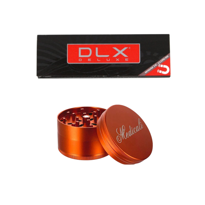 Medicali Grinder + DLX Deluxe 1 1/4 (Magnetic) Bundle