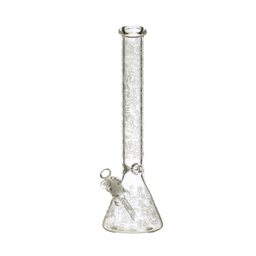 Marley - 18" Marley Abstract Illusion Bong - F - Bongs Canada