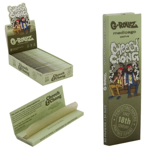 G-Rollz - Cheech and Chong Couch 1¼ Extra Thin Rolling Papers 25ct - Bongs Canada