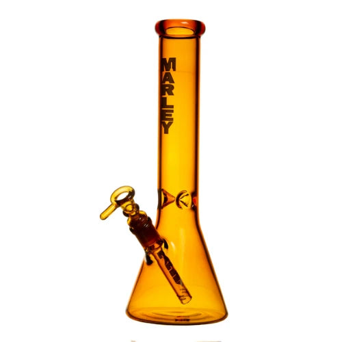 Marley - 14" Marley Essential Flow Bong - Gold - Bongs Canada