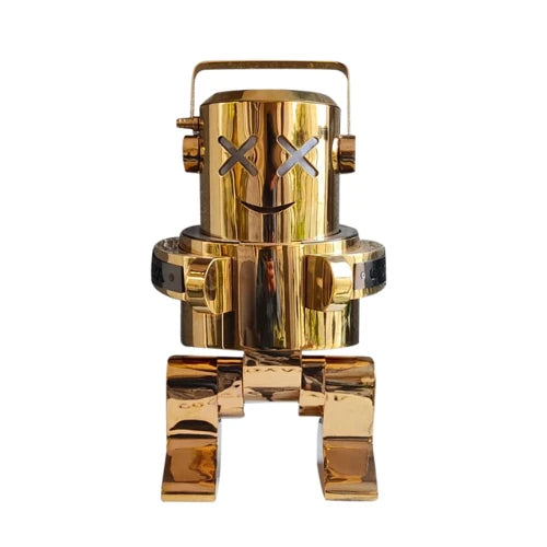Cocoyaya - Small Marshmallow Robot Hookah - Gold - Bongs Canada