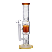 Legendary - 14 Inch Inferno Perc Straight Tube - Gold - Bongs Canada