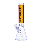 Legendary - 14 Inch Vibrant Top Beaker - Gold - Bongs Canada