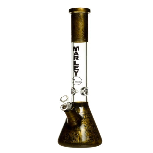 Marley - 16" Ancient Art Bong - Golden - Bongs Canada