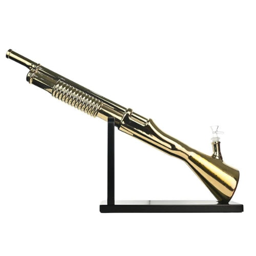 Arsenal Glass - 27" Action MechaX Glass Bong - Golden - Bongs Canada