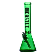 Castle Glassworks - 14" Electroplated Bong - Green - Bongs Canada