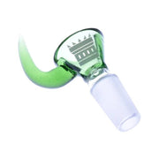 Castle Glassworks - 14mm Horn Bowl - Green - Bongs Canada