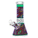 OG Original - 10" 9mm Mosaic Pattern Beaker - Green - Bongs Canada