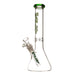 Marley - 11" 5mm Clear Beaker Bong - Green - Bongs Canada