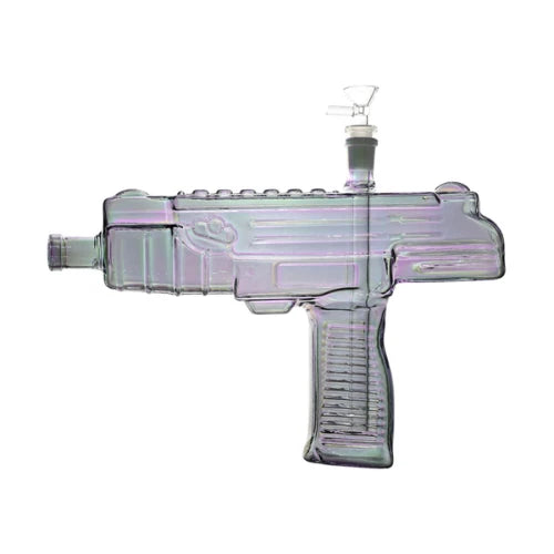 Arsenal Glass - 13" SMG Glass Bong - Green - Bongs Canada