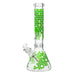 OG Original - 14" Glow-in-the-Dark Honeycomb Splash Beaker Bong - Green - Bongs Canada