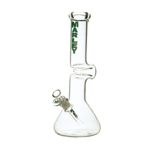 Marley - 14" Curve Flow Bong - Green - Bongs Canada