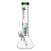 OG Original - 14" Tree Perc Beaker - Green - Bongs Canada