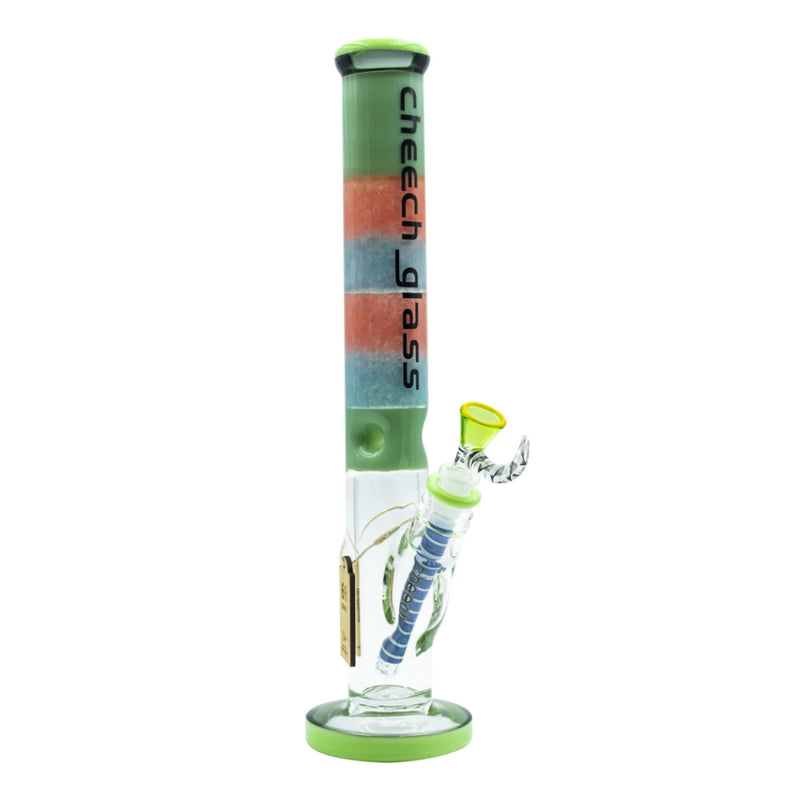 Cheech - 17" Cheech Colorful Straight Tube - Green - Bongs Canada