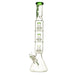 Marley - 20" Marley Triple Flow Bong - Green - Bongs Canada