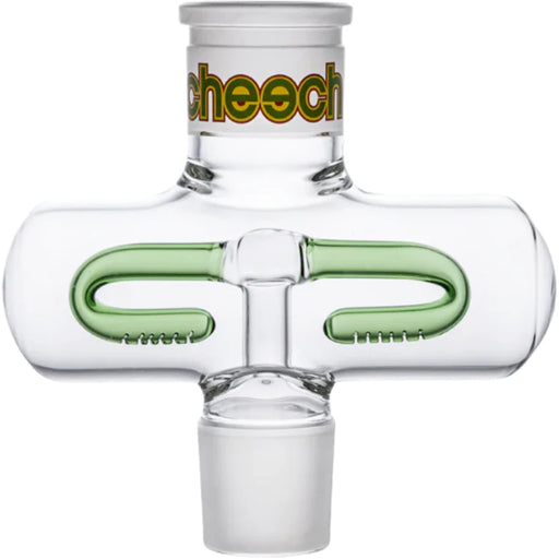 Cheech - 7" Inline Middle Bong - Green - Bongs Canada