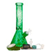 Arsenal Glass - 12” 5mm Prismatic Colors Glass Bong 9-in-1 Dab Kit - Green - Bongs Canada