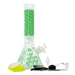 Arsenal Glass - 12” 5mm Sacred Geometry Glass Bong 9-in-1 Dab Kit - Green - Bongs Canada