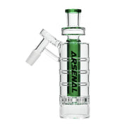 Arsenal - 14mm 45° Stacked Core Ash Catcher - Green - Bongs Canada