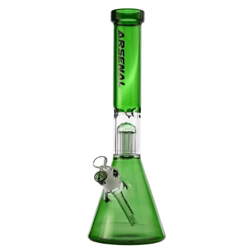 Arsenal - Arsenal Tree Perc Beaker Bong - Green - Bongs Canada