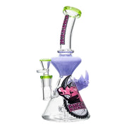 Cheech - 9 Inch Bull Horn Waterpipe - Green - Bongs Canada