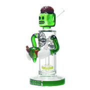Cheech - 9 Inch Robot Brain Waterpipe - Green - Bongs Canada