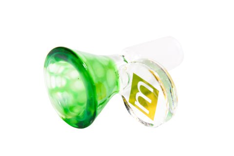 Green - Dragon Scale Bong Bowl - Mint Glass - Bongs Canada