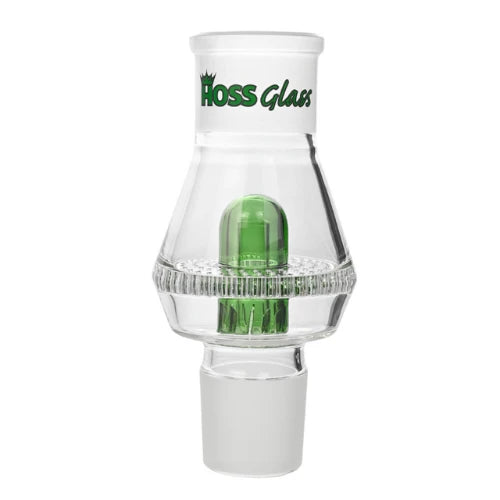 Hoss Glass - Bullet Perc Chamber - Green - Bongs Canada
