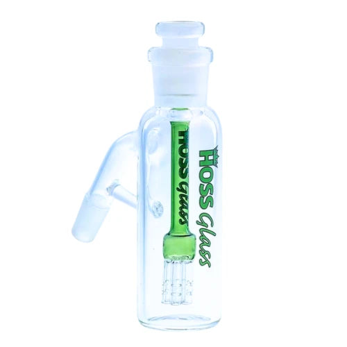 Hoss Glass - 45 Degree 14mm Ash Catcher - Green - Bongs Canada