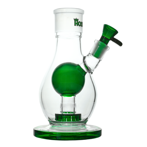 Hoss Glass - Bowling Pin Beaker Base - Green - Bongs Canada
