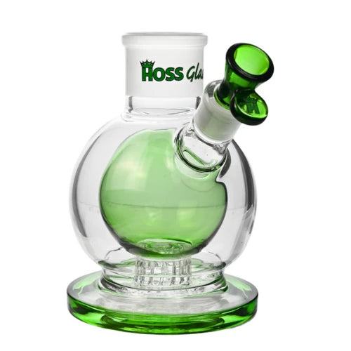 Hoss Glass - Orbit Sphere Base - Green - Bongs Canada