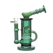 Legendary brand 10 Inch tall Side Car Inner Recycler Dab Rig in Green with Percolator