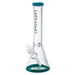 Legendary glass 14 Inch tall 7mm thick glass Colored Base Beaker bong in Green