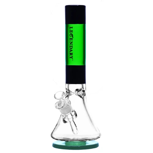 Legendary - 14 Inch Colored Ice Beaker - Green - Bongs Canada