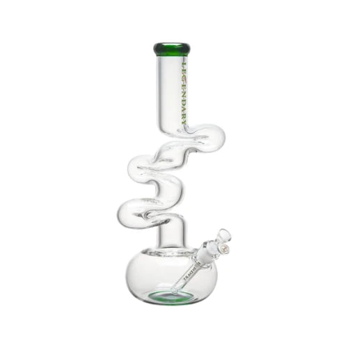 Legendary - 17 Inch 7mm Colored Rim Zong - Green - Bongs Canada