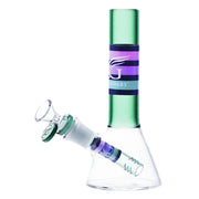 Legendary brand 7.5 Inch tall Tri-Tone Mini Bong with Green colour top tube